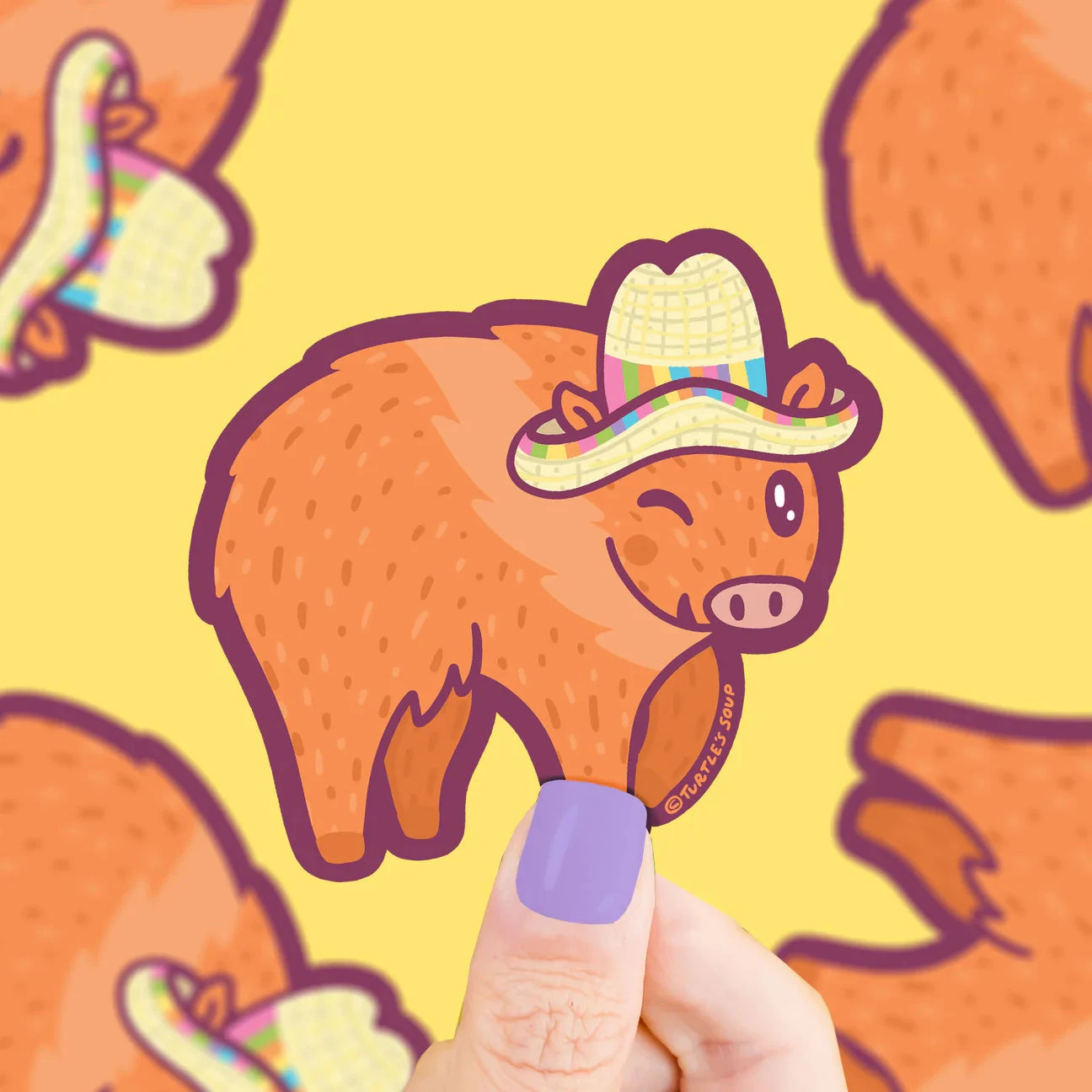 Javelina Wild West Desert Vinyl Sticker(Javelina wild west desert vinyl sticker) Javelina Wild West Desert Vinyl Sticker(Javelina Wild West Desert Vinyl Sticker) -Curious Bear Toys Javalina Desert Wildlife Vinyl Sticker Cute Sticker Art By Turtles Soup 1296x 8cb29130 75b5 4066 9398 0721962629d4