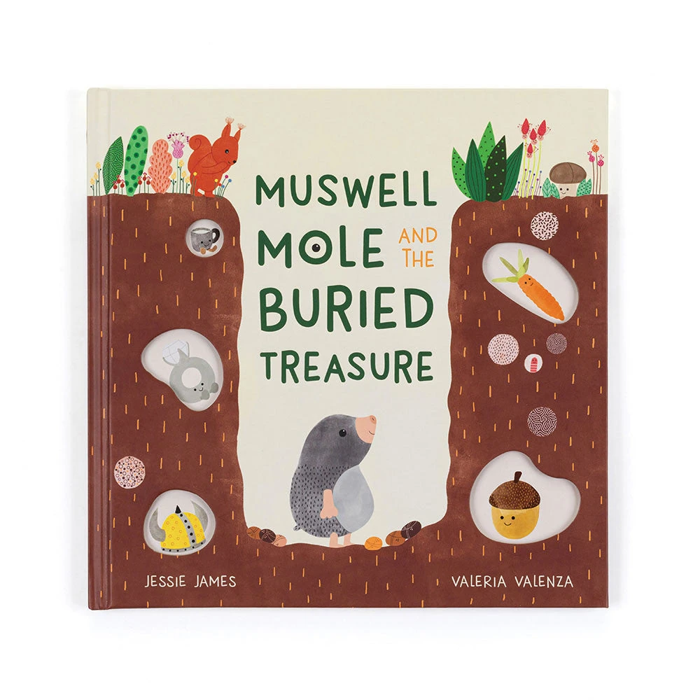 Muswell Mole and the Buried Treasure Book | Jellycat(Muswell mole and the buried treasure book jellycat) Muswell Mole And The Buried Treasure Book | Jellycat(Muswell Mole And The Buried Treasure Book Jellycat) -Curious Bear Toys Jellycat MuswellMoleandtheBuriedTreasureBook 1