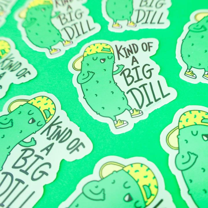 Kind Of A Big Dill Vinyl Sticker | Turtle's Soup(Kind of a big dill vinyl sticker) Kind Of A Big Dill Vinyl Sticker | Turtle's Soup(Kind Of A Big Dill Vinyl Sticker) -Curious Bear Toys Kind Of A Big Dill Vinyl Sticker Pickle Funny Pun Turtles Soup Decal Foodie 720x e6d01f3d e50a 4bee b98f 4c592fff74fc