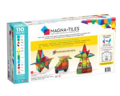 Metropolis 110-Piece Set | Magna-Tiles - LOCAL PICKUP ONLY(Magna Tiles Metropolis 110 Piece Set) -Curious Bear Toys MagnaTiles CC Metropolis Angle Back