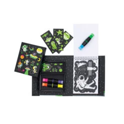 Neon Coloring Set - Outer Space | Tiger Tribe(Neon Coloring Set Outer Space) -Curious Bear Toys Neon Outerspace Color1