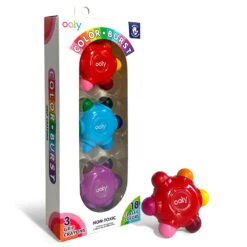 Color Burst Crayons - Set Of 3 | OOLY(Color Burst Crayons Set Of 3 Ooly)