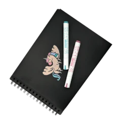 Vivid Pop! Water Based Paint Markers - Pastel - Set Of 8 | OOLY(Vivid Pop Water Based Paint Markers Pastel Set Of 8 Ooly) -Curious Bear Toys OOLY Vivid Pop Water Based Paint Markers Pastel Alicorn Black Paper