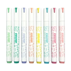Vivid Pop! Water Based Paint Markers - Pastel - Set Of 8 | OOLY(Vivid Pop Water Based Paint Markers Pastel Set Of 8 Ooly) -Curious Bear Toys OOLY Vivid Pop Water Based Paint Markers Pastel Row