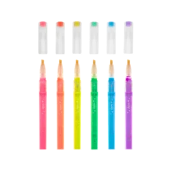 Oh My Glitter! Neon Highlighters - Set Of 6 | OOLY(Oh My Glitter Neon Highlighters Set Of 6) -Curious Bear Toys Oh My Glitter Highlighters 4