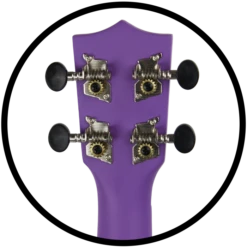 Amahi Lavender Ukulele, Soprano | Amahi - LOCAL PICK UP ONLY(Amahi Lavender Ukulele Soprano Amahi) -Curious Bear Toys PNUKPU Back Tuner Detail 700x700 1