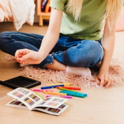 IQ Stixx Stacking Travel Game With 120 Challenges | Smart Games(Iq Stixx Smart Games 1) -Curious Bear Toys SmartGames SG 304 IQ Stixx lifestyle shot 298bcb