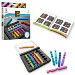 IQ Stixx Stacking Travel Game With 120 Challenges | Smart Games(Iq Stixx Smart Games 1)