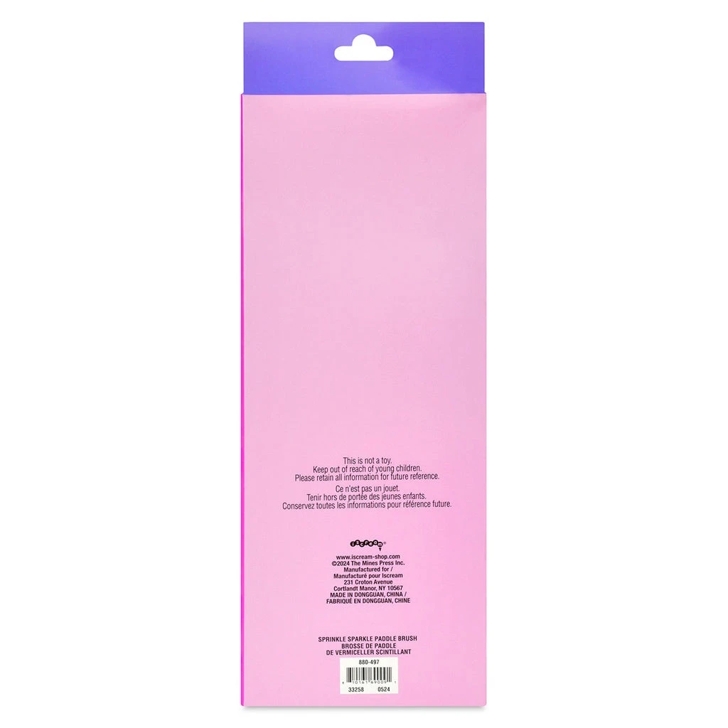 Sprinkle Sparkle Paddlebrush | iScream(Sprinkle sparkle paddlebrush iscream) Sprinkle Sparkle Paddlebrush | IScream(Sprinkle Sparkle Paddlebrush Iscream) -Curious Bear Toys SprinkleSparklePaddlebrush 3