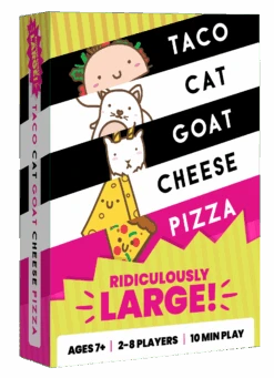 Taco Cat Goat Cheese Pizza Ridiculously Large Edition | Dolphin Hat Games(Tcgcp Ridiculously Large Edition Dolphin Hat Games)