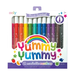 Yummy Yummy Scented Markers - Set Of 12 | OOLY(Yummy Yummy Scented Markers Set Of 12 Ooly)