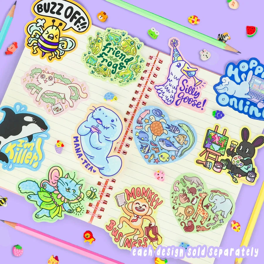 Silly Goose Funny Animal Vinyl Sticker | Turtle's Soup(Silly goose funny animal vinyl sticker turtles soup) Silly Goose Funny Animal Vinyl Sticker | Turtle's Soup(Silly Goose Funny Animal Vinyl Sticker Turtles Soup) -Curious Bear Toys animalsssss 900x ba65f613 bc45 4f33 b62e 62f7bf671692