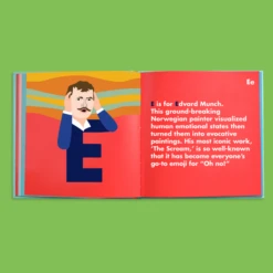 Art Legends Alphabet Book(Art Legends Alphabet Book) 7 Art Legends Alphabet Book(Art Legends Alphabet Book) -Curious Bear Toys art e 620x620 6cb549b5 d47d 402b 8639 48614df4c4f0