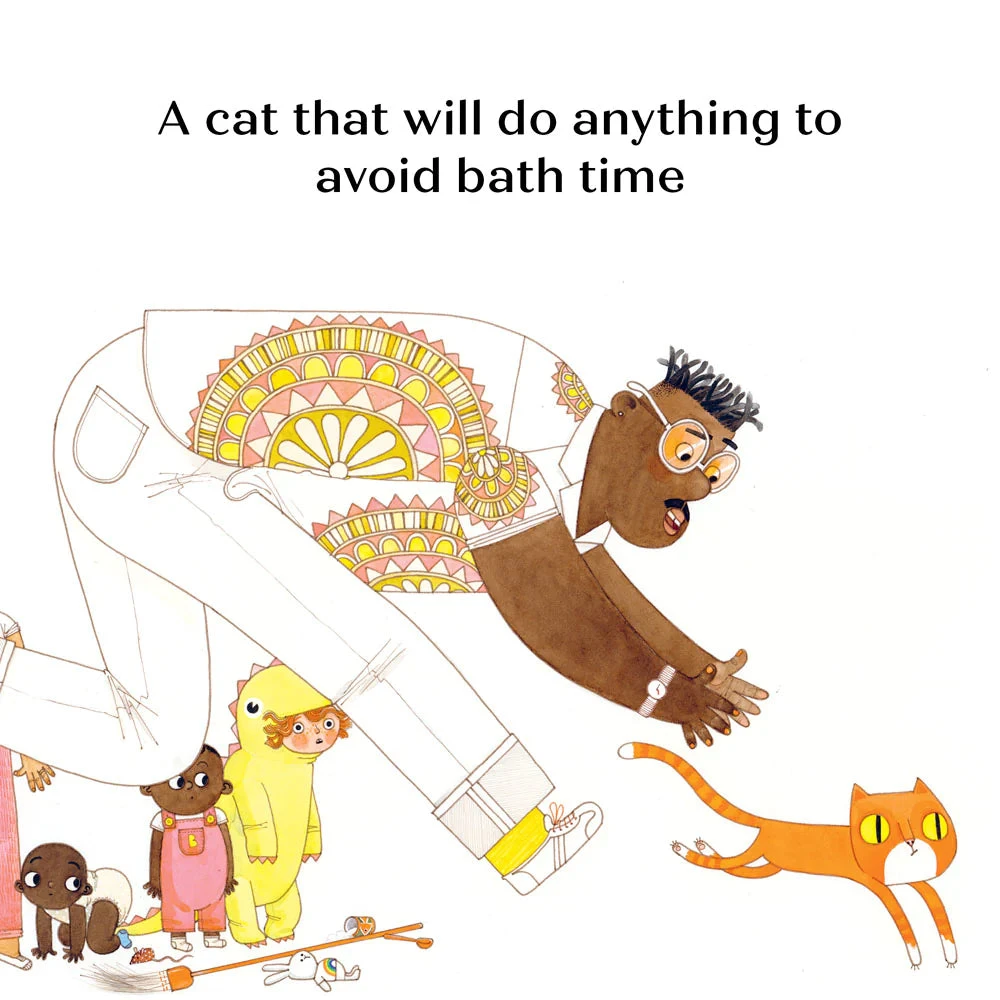 Bathe the Cat(Bathe the cat) Chronicle Books Bathe The Cat(Bathe The Cat) -Curious Bear Toys bathe2