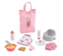 Large Accessories Set For 12 Inch Baby Doll - Pink | Corolle(Large Accessories Set For 12 Inch Baby Doll Pink Corolle)