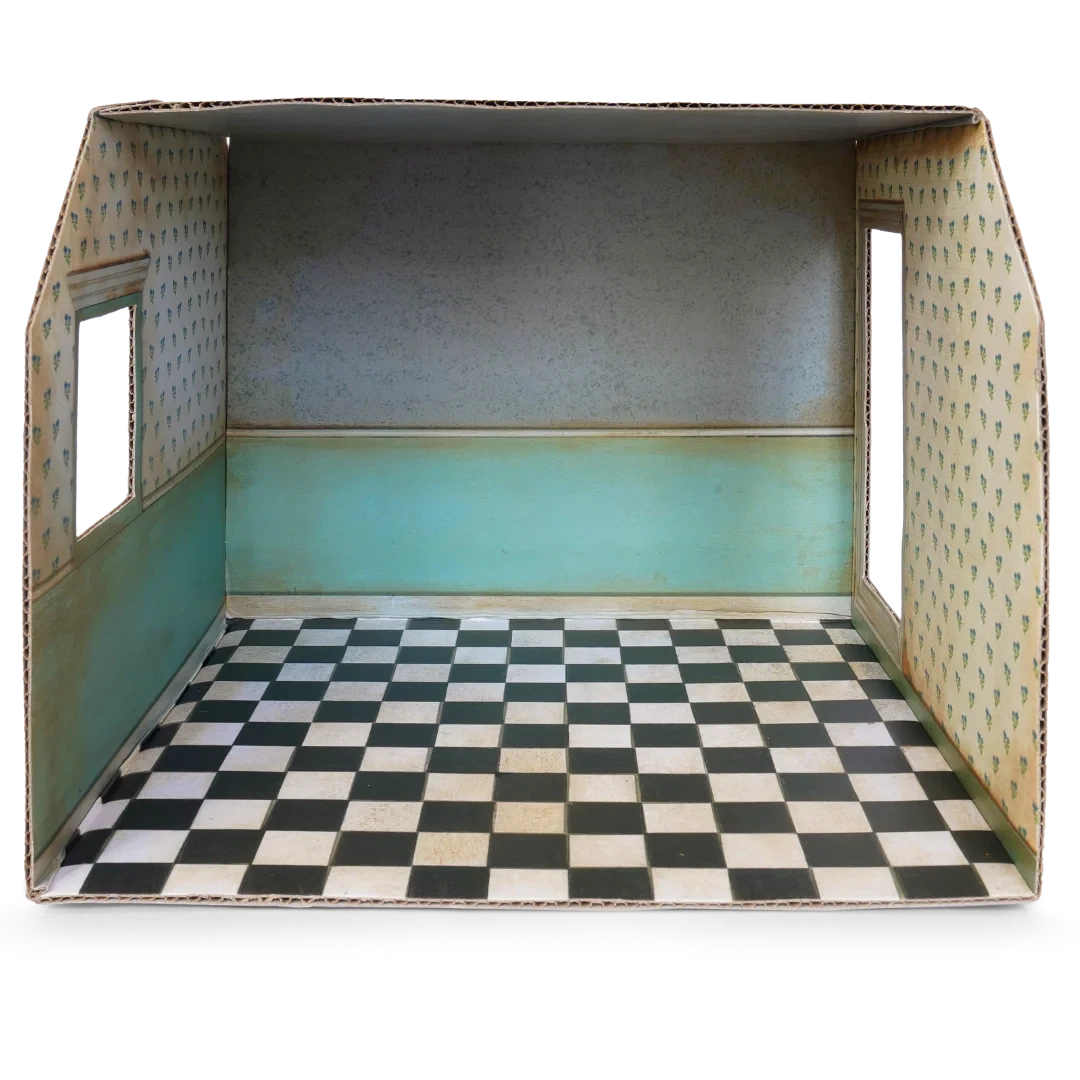 Cardboard Room - Kitchen | The Mouse Mansion(Cardboard room kitchen) Dam Cardboard Room - Kitchen | The Mouse Mansion(Cardboard Room Kitchen) -Curious Bear Toys cardboardkitchen2