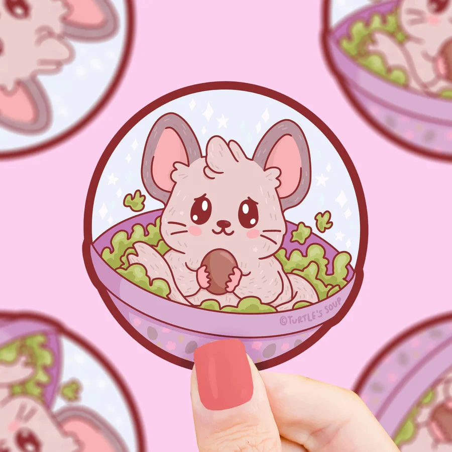 Chinchilla Capsule Prize Toy Vinyl Sticker | Turtle's Soup(Chinchilla capsule prize toy vinyl sticker turtles soup) Chinchilla Capsule Prize Toy Vinyl Sticker | Turtle's Soup(Chinchilla Capsule Prize Toy Vinyl Sticker Turtles Soup) -Curious Bear Toys chinchilla