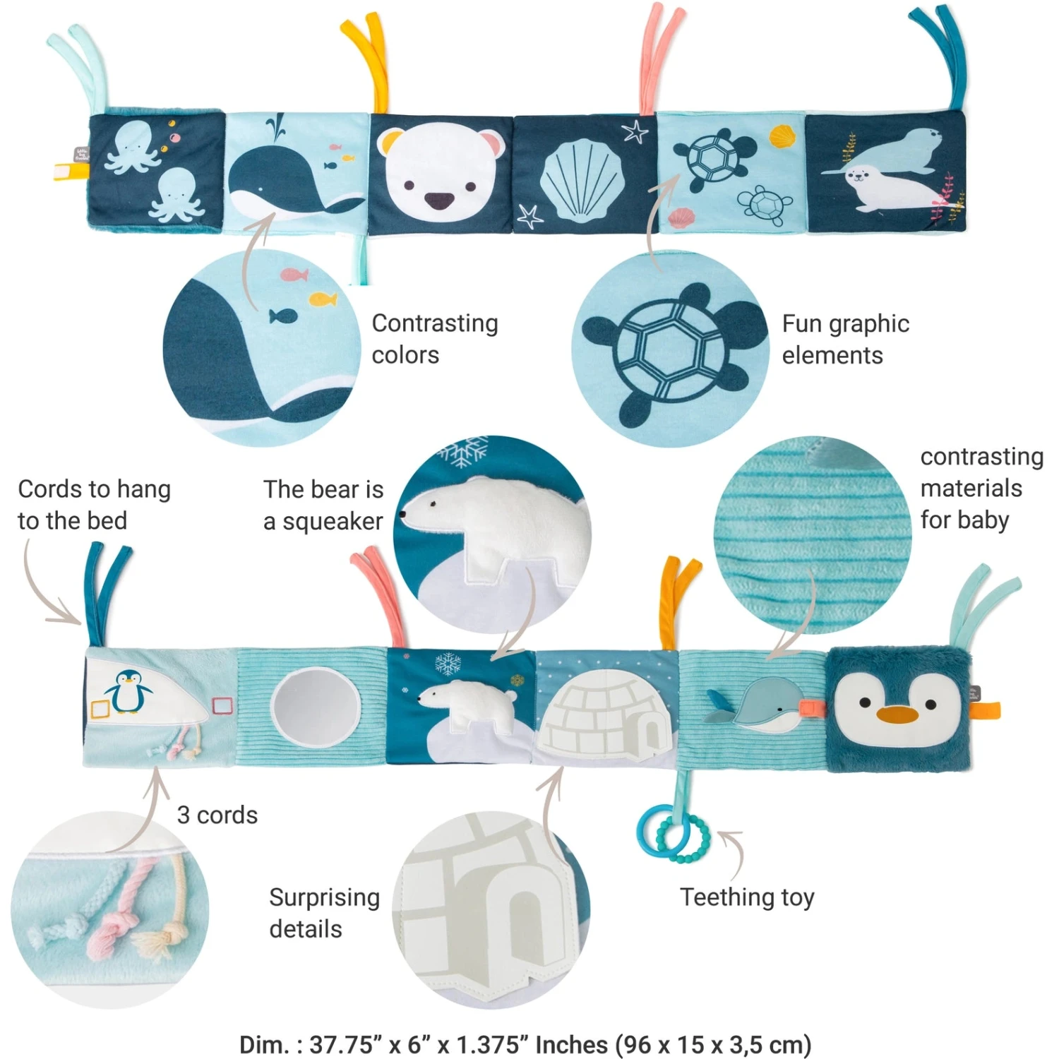 Soft Activity Book 2-in-1 - Ocean | Little Big Friends(Soft activity book 2 in 1 ocean) Soft Activity Book 2-in-1 - Ocean | Little Big Friends(Soft Activity Book 2 In 1 Ocean) -Curious Bear Toys d4443bedd69443fbd02e99f6af4c4791ed64191b44048efa075e47eefa2a65a1