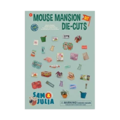 Dam Mouse Mansion Die-Cut Prints Deluxe(Mouse Mansion Die Cut Prints Deluxe)