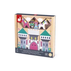 Enchanted Kingdom Wooden Blocks Set - 37 Pc - Cross Roads | Janod(Enchanted Kingdom 37 Wooden Blocks Set Cross Roads Janod) -Curious Bear Toys enchanted kingdom 37 wooden blocks set cross roads 5