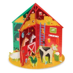 Puffy Sticker 3D Playhouse - Around The Barn | Bright Stripes(Puffy Sticker 3d Playhouse Farm Iheartart) 4 Puffy Sticker 3D Playhouse - Around The Barn | Bright Stripes(Puffy Sticker 3d Playhouse Farm Iheartart) -Curious Bear Toys farmsticker3