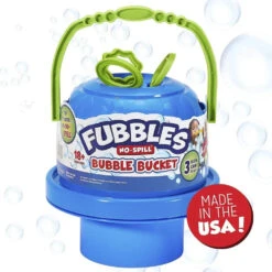 Fubbles® No-Spill Big Bubble Bucket(Fubbles No Spill Big Bubble Bucket) -Curious Bear Toys fubbles bubbles fubbles no spill big bubble bucket assorted styles 40229321834738