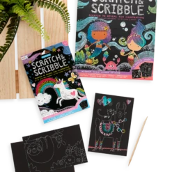 Funtastic Friends Scratch And Scribble Mini Scratch Art Kit | OOLY(Funtastic Friends Scratch And Scribble Mini Scratch Art Kit) -Curious Bear Toys funtastic friends scratch pad 5