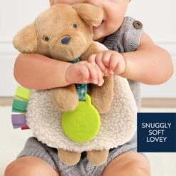 Itzy Friends Lovey™ Plush - Puppy | Itzy Ritzy(New Puppy Itzy Friends Lovey Plush) -Curious Bear Toys itzy ritzy baby plush itzy friends lovey plush puppy 41013848408260