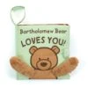 JELLYCAT Bartholomew Bear Loves You Book(Bartholomew Bear Loves You Book) -Curious Bear Toys jellycat baby book bartholomew bear loves you book 38528259064004