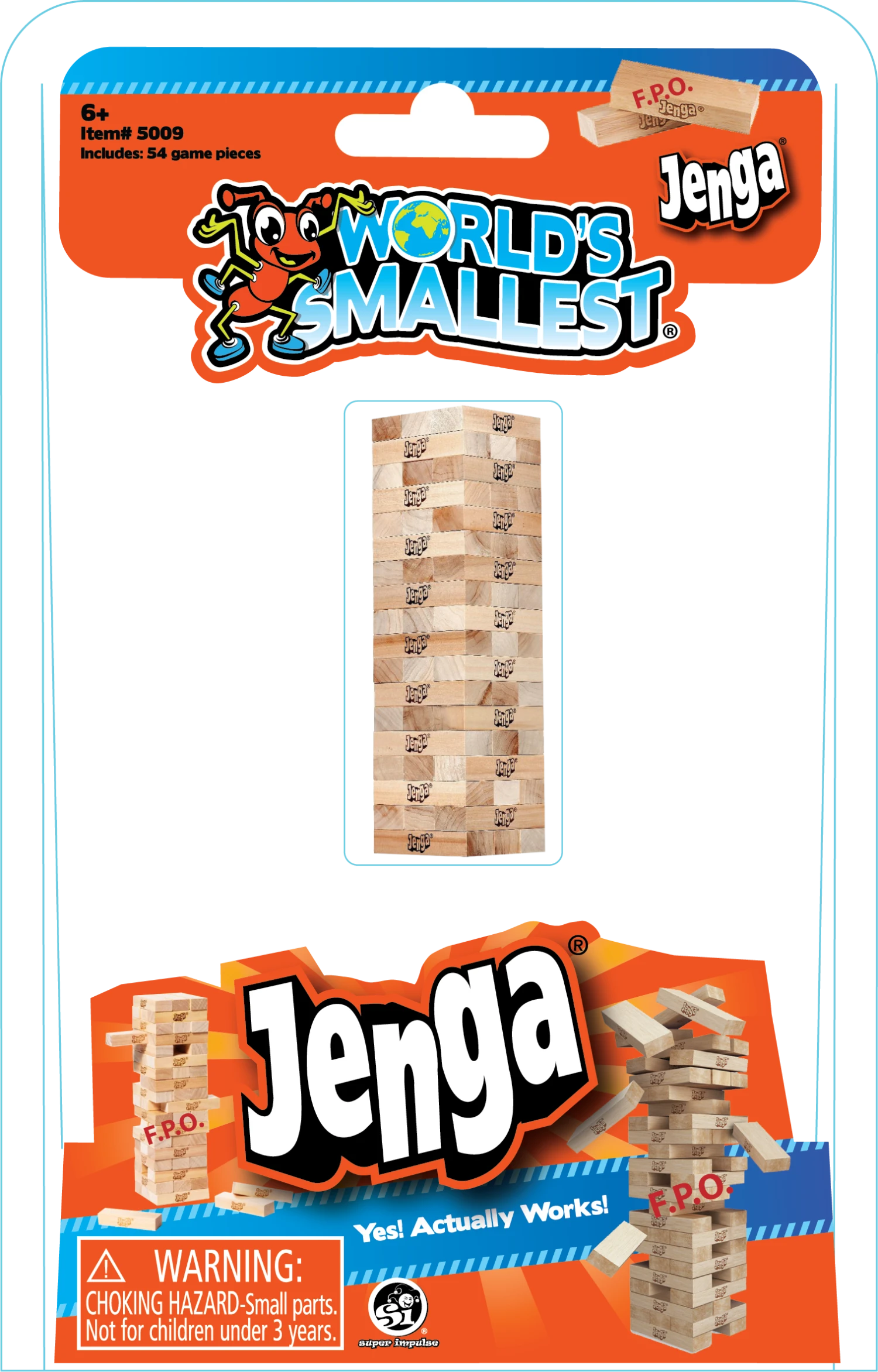 World's Smallest Jenga(Worlds smallest jenga) World's Smallest Jenga(Worlds Smallest Jenga) -Curious Bear Toys jenga