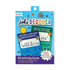 Joke Decoder Activity Cards - Set Of 24 | OOLY(Joke Decoder Activity Cards Set Of 24 Ooly)