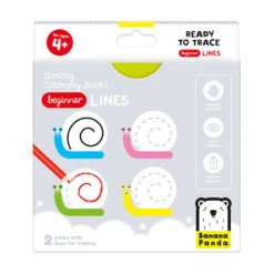 Looong Coloring Books | Banana Panda(Looong Coloring Books) 6 Looong Coloring Books | Banana Panda(Looong Coloring Books) -Curious Bear Toys long beginner lines