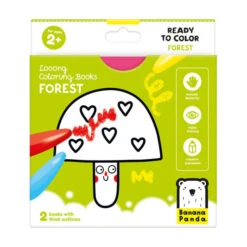 Looong Coloring Books | Banana Panda(Looong Coloring Books) 14 Looong Coloring Books | Banana Panda(Looong Coloring Books) -Curious Bear Toys long forest