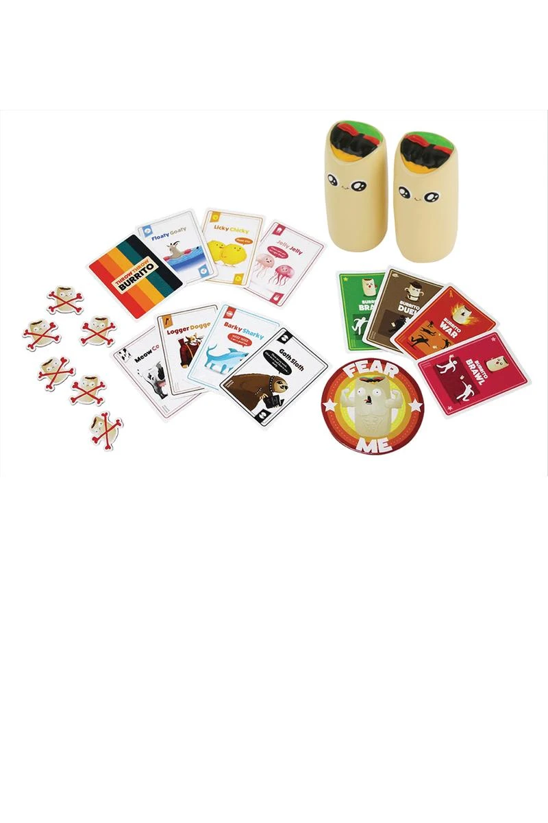 World's Smallest Throw Throw Burrito(Worlds smallest throw throw burrito) World's Smallest Throw Throw Burrito(Worlds Smallest Throw Throw Burrito) -Curious Bear Toys med THROW THROW BURRITOS OUT OF PACKAGE copy CMYK LOREZ