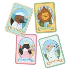 Animal Village Old Maid Playing Cards | EeBoo(Animal Old Maid Playing Cards) -Curious Bear Toys oldmaid3