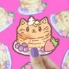 Pancake Kitty Vinyl Sticker | Turtle's Soup(Pancake Kitty Vinyl Sticker) -Curious Bear Toys pancakekitty