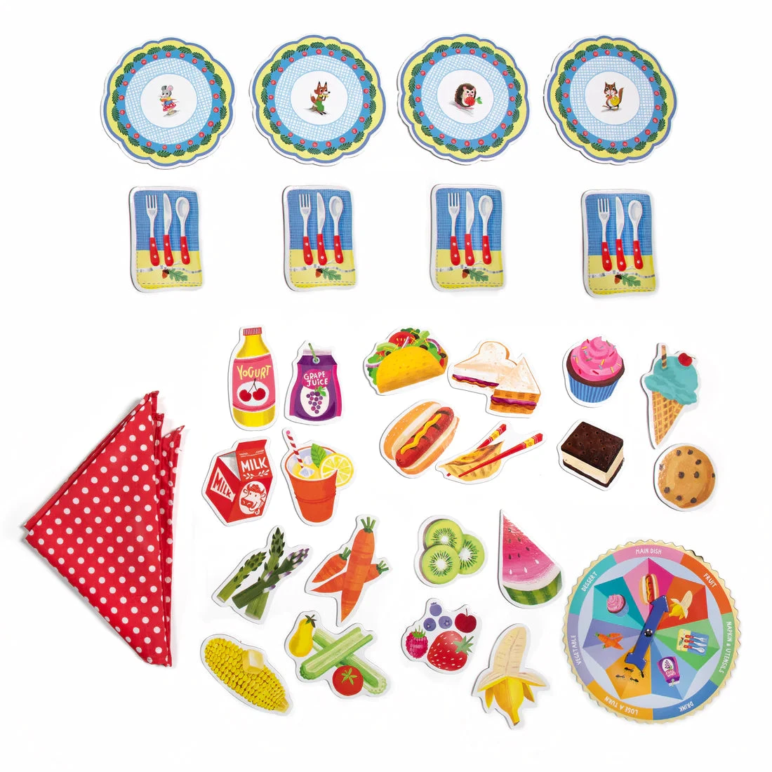 Spin to Play Picnic | eeBoo(Spin to play picnic eeboo) Spin To Play Picnic | EeBoo(Spin To Play Picnic Eeboo) -Curious Bear Toys picnic2