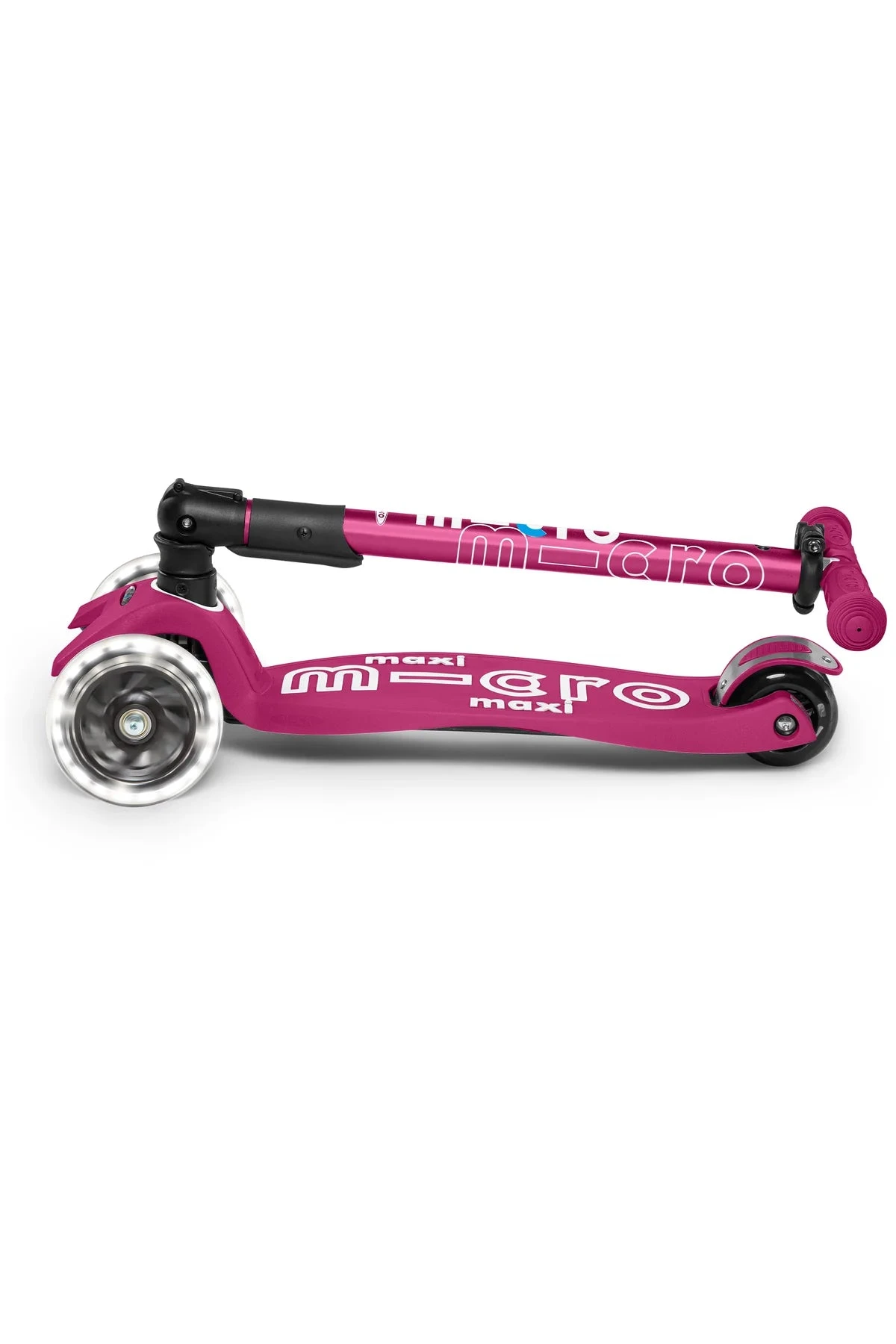 Micro Maxi Foldable LED Scooter: Berry Red - LOCAL PICK UP ONLY(Micro maxi foldable led scooter pink local pick up only) Micro Maxi Foldable LED Scooter: Berry Red - LOCAL PICK UP ONLY(Micro Maxi Foldable Led Scooter Pink Local Pick Up Only) -Curious Bear Toys