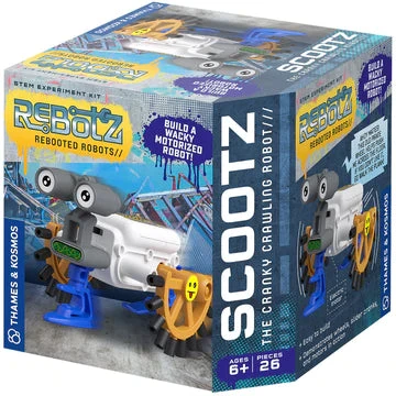 ReBotz: Scootz - The Cranky Crawling Robot | Thames & Kosmos(Rebotz scootz the cranky crawling robot) ReBotz: Scootz - The Cranky Crawling Robot | Thames & Kosmos(Rebotz Scootz The Cranky Crawling Robot) -Curious Bear Toys scootz