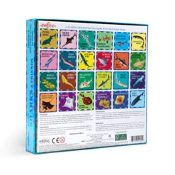 Eeboo Sharks & Friends Shiny Memory Matching Game(Sharks Friends Shiny Memory Matching Game) -Curious Bear Toys sharks and friends3