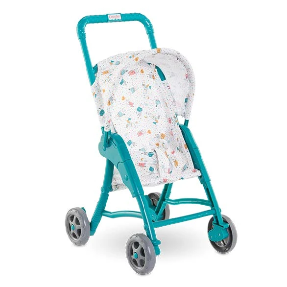 Stroller - Teal 12" | Corolle(Stroller teal 12 corolle) Stroller - Teal 12" | Corolle(Stroller Teal 12 Corolle) -Curious Bear Toys stroller