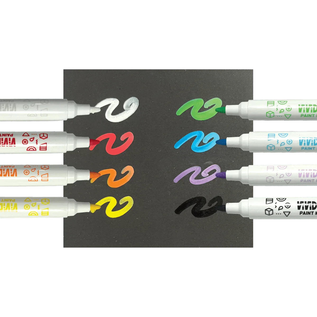 Vivid Pop! Water-Based Paint Markers - Set of 8 | OOLY(Vivid pop water based paint markers set of 8 ooly) Vivid Pop! Water-Based Paint Markers - Set Of 8 | OOLY(Vivid Pop Water Based Paint Markers Set Of 8 Ooly) -Curious Bear Toys vividpop3