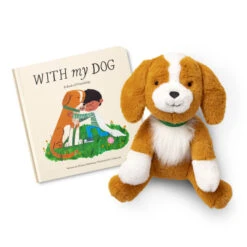 With My Dog - A Picture Book And Plush About Having (and Being!) A Good Friend(With My Dog A Picture Book And Plush About Having And Being A Good Friend) -Curious Bear Toys with my dog 4