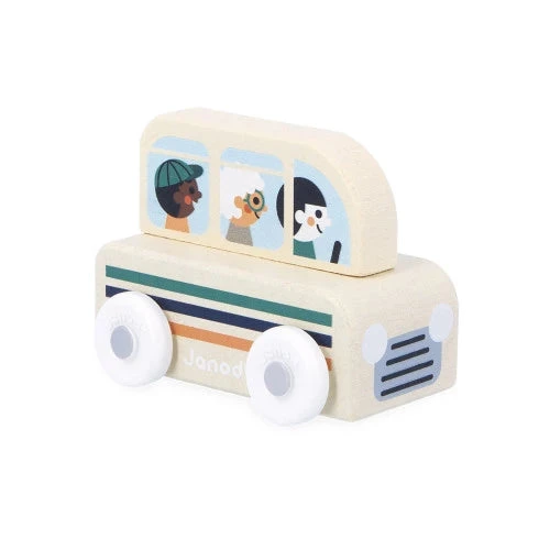 Wooden Bus Mountain Valley - Cross Roads | Janod(Wooden bus mountain valley cross roads janod) Wooden Bus Mountain Valley - Cross Roads | Janod(Wooden Bus Mountain Valley Cross Roads Janod) -Curious Bear Toys wooden bus mountain valley cross roads