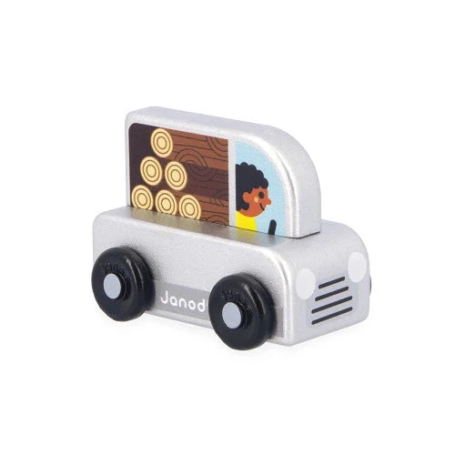 Wooden Pick-up Countryside - Cross Roads | Janod(Wooden pick up countryside cross roads janod) Wooden Pick-up Countryside - Cross Roads | Janod(Wooden Pick Up Countryside Cross Roads Janod) -Curious Bear Toys wooden pick up countryside cross roads