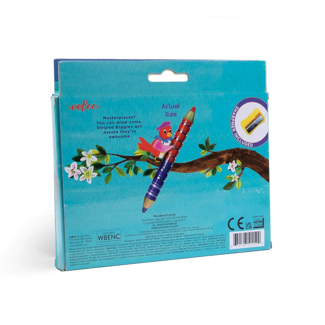 Woodland Friends 12 Biggie Color Pencils | eeBoo(Woodland friends 12 biggie color pencils eeboo) Woodland Friends 12 Biggie Color Pencils | EeBoo(Woodland Friends 12 Biggie Color Pencils Eeboo) -Curious Bear Toys woodlandpencil3